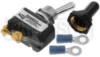 Click for a larger picture of Longacre Sealed SPST Toggle Switch with Weatherproof Boot