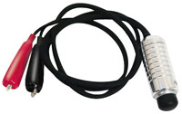 Click for a larger picture of Billet Remote Starter Button with Alligator Clips