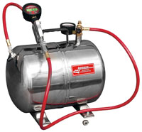 Click for a larger picture of Longacre Lightweight Air Tank, 60 PSI Digital QuickFil Gauge