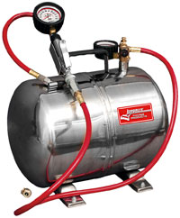 Click for a larger picture of Longacre Lightweight Air Tank, 60 PSI Analog QuickFill Gauge