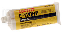 Click for a larger picture of Loctite E-120HP Hysol Epoxy Adhesive, 50ml Cartridge