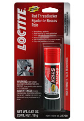 Click for a larger picture of Loctite Red High Strength Threadlocker Stick, 19 grams