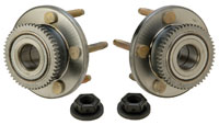 Click for a larger picture of Ford FR500S Front Hub Kit with Studs (pair)