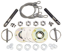 Click for a larger picture of Ford Racing Hood Pin Kit, Set of 2