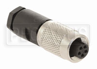 Click for a larger picture of AiM 5-Pin 712 (Screw-In) Female Connector Only, each