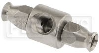 Click for a larger picture of Brake Pressure T-Fitting, Female 1/8 NPT to -3 Hose Ends