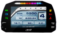 Click for a larger picture of AiM MXS 1.2 Strada Street Icons Dash with CAN/RS232 Harness