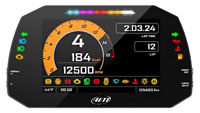 Click for a larger picture of AiM MXG 1.2 Strada Street Icons Dash Display, CAN Harness