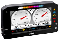 Click for a larger picture of AiM MXP Strada 6" TFT Dash Street Icons, CAN Harness