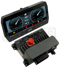 Click for a larger picture of AiM PDM08 Power Distribution Module, 10" Display, 0.5M GPS