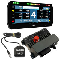 Click for a larger picture of AiM PDM08 with Icons, 10" Display, 0.5M GPS