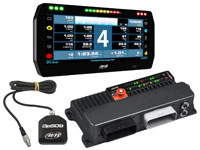 Click for a larger picture of AiM PDM32 with Icons, 10" Display, 4.0M Roof GPS
