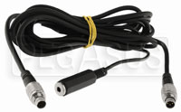 Click for a larger picture of AiM 7-Pin SmartyCam to 5-Pin CAN Cable w Ext Mic Jack, 2M