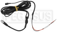 Click for a larger picture of AiM 7-Pin SmartyCam to 2-Wire Power Cable w In-Line Mic, 2M