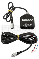 Click for a larger picture of AiM GPS09c Open w/ Open RS232 Harness