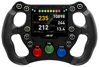 Click for a larger picture of AiM SW4 270mm Steering Wheel w/Paddle Shifters & Harness