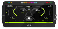 Click for a larger picture of AiM MXT 1.3 Strada Icons Dash Display with CAN Harness