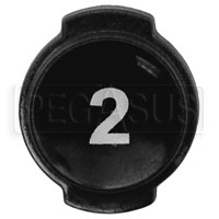 Click for a larger picture of AiM K-Series PDM Keypad Button Number 2