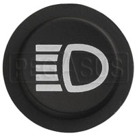 Click for a larger picture of AiM PDM Keypad Button Headlight (High Beam)