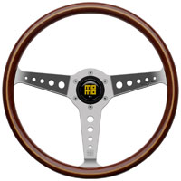 Click for a larger picture of MOMO Heritage California Wood Steering Wheel, 360mm