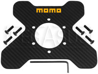 Click for a larger picture of MOMO 6-Bolt Carbon Fiber Plate for Steering Wheel Switches