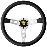Click for a larger picture of MOMO Heritage Prototipo Brushed Spoke Steering Wheel, 350mm