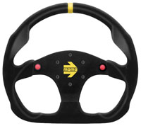 Click for a larger picture of MOMO Model 30 Steering Wheel, Suede, 320mm, with Buttons