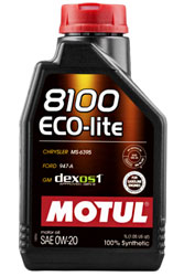 Click for a larger picture of Motul 8100 ECO-LITE Synthetic Engine Oil