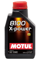 Click for a larger picture of Motul 8100 X-POWER Synthetic Engine Oil