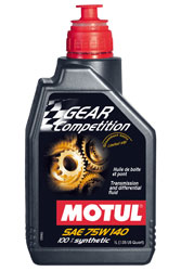 Click for a larger picture of Motul GEAR Competiton Synthetic Racing Gear Oil, 75W-140