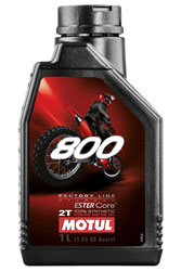 Large photo of Motul 800 2T Factory Line 2-Cycle Off-Road Racing Oil, Liter, Pegasus Part No. MT9906-001