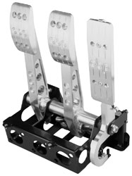 Large photo of OBP Pro-Race V2 3-Pedal Box, Cockpit Fit, without MC, Pegasus Part No. OBP-0002PRC