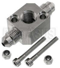 Click for a larger picture of Inline Brake Pressure Switch Tee, 3AN Male - 1/8" NPT