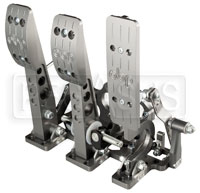 Click for a larger picture of OBP Pro-Race V3 3-Pedal Box, Floor Mount, without MC