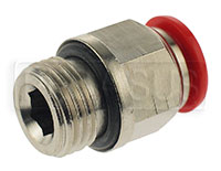 Click for a larger picture of OMP Firing Head Outlet Fitting - 1/4 BSP, for 8mm OD Tubing