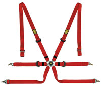 Click for a larger picture of OMP ONE SL 2x2 FIA Sedan Harness, 2" Shoulder, 2" Lap, PD