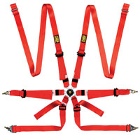 Click for a larger picture of OMP ONE VERSA 2x2 Pull Up, Pull Down Harness, FIA