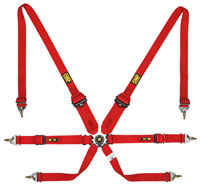 Click for a larger picture of OMP ONE Versa 2/3x2 FIA Harness, PU/PD Convertible