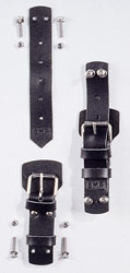 Click for a larger picture of OMP Leather Hold-Down Straps, Pair