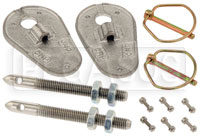 Click for a larger picture of OMP Bail-Type Sliding Hood Pins, Steel