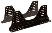 Click for a larger picture of OMP Aluminum Side-Mount Seat Brackets, Tall (36 Holes), FIA