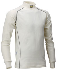 Pegasus Part No. CLOMP-IAA727 - Clearance OMP Nomex Underwear Top, Long Sleeve, FIA Approved Click for a larger picture of Clearance OMP Nomex Underwear Top, Long Sleeve, FIA Approved