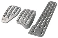 Click for a larger picture of OMP Cast Aluminum Pedal Pad Kit, Long Throttle