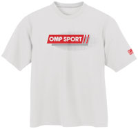 Click for a larger picture of OMP Sport Line T-Shirt, White
