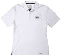 Click for a larger picture of OMP Racing Spirit Polo Shirt, Racing Spirit Logo, White