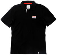 Click for a larger picture of OMP Racing Spirit Polo Shirt, Racing Spirit Logo, Black