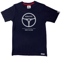 Click for a larger picture of OMP Racing Spirit Crew Neck T-Shirt, Where It All Began