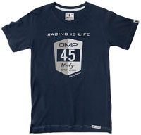 Click for a larger picture of OMP Racing Spirit Crew Neck T-Shirt, Racing is Life Design