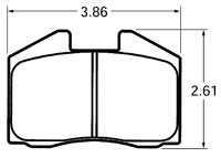 Click for a larger picture of PFC Street Brake Pad, 78-79 Porsche 911 Turbo (D250)