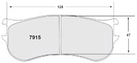 Click for a larger picture of PFC Racing Brake Pad, Renault Clio R3T, ZR34 Caliper